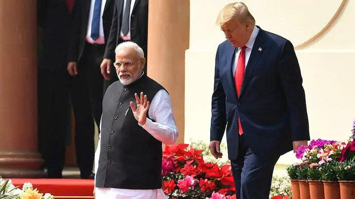 Tổng thống Mỹ Donald Trump đã có cuộc điện đàm với Thủ tướng Ấn Độ Narendra Modi. Ảnh minh hoạ: India Today.