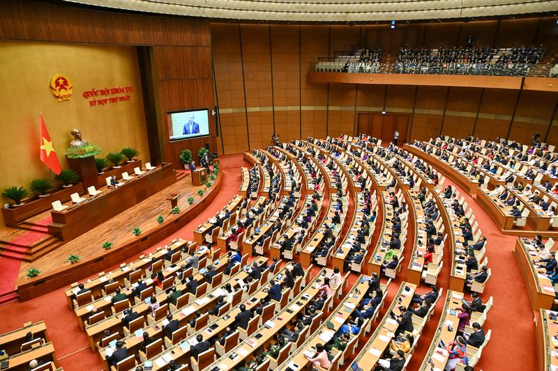 Kỳ họp thứ Nhất, Quốc hội khóa XVI khai mạc trọng thể tại Nhà Quốc hội, Thủ đô Hà Nội.