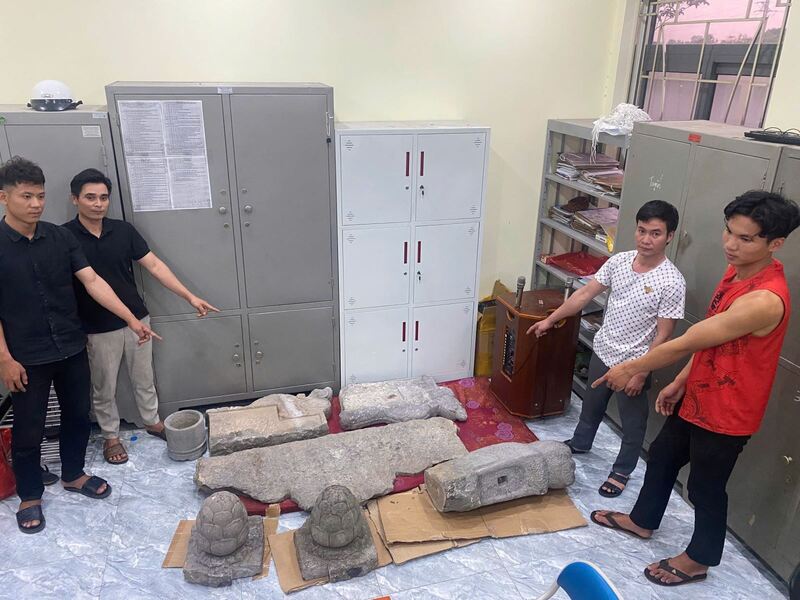 Các đối tượng trong vụ việc. Ảnh: Công an tỉnh Hưng Yên