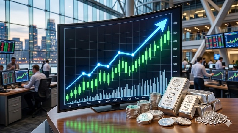 Giá bạc trong nước và thế giới phục hồi mạnh mẽ trong tuần 4 tháng 4/2026.