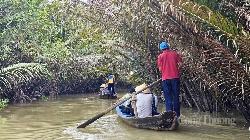 Các điểm du lịch sinh thái, trải nghiệm sông nước tiếp tục là lựa chọn hàng đầu, những hoạt động như chèo xuồng ba lá, tham quan vườn trái cây, khám phá các cù lao như Cù lao An Bình, Cù lao Mây thu hút đông đảo du khách.