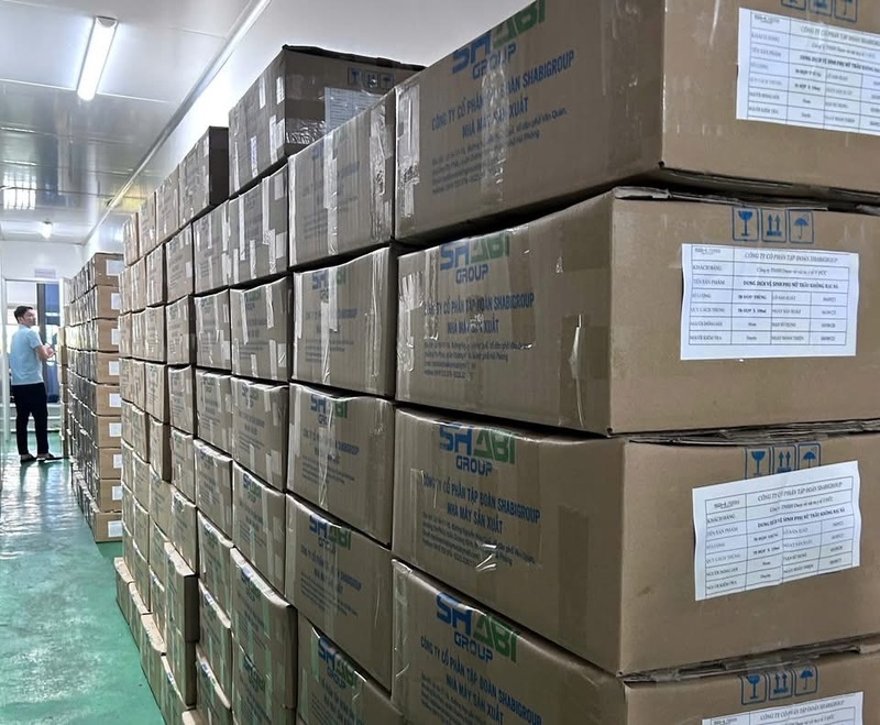 Phòng An ninh kinh tế (Công an TP. Hải Phòng) vừa triệt phá cơ sở sản xuất hàng giả số lượng lớn. Ảnh: CAHP