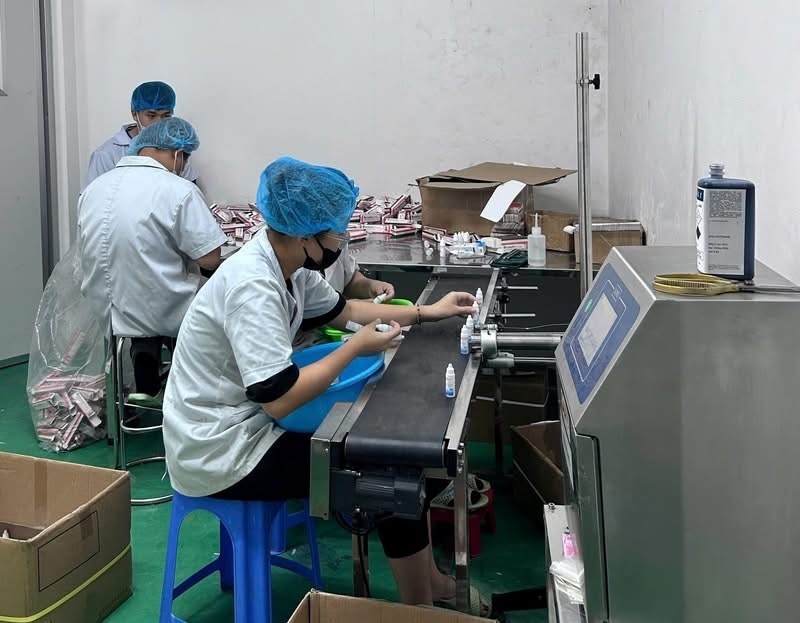 Khu vực đóng gói của Công ty Shabigroup. Ảnh: CAHP
