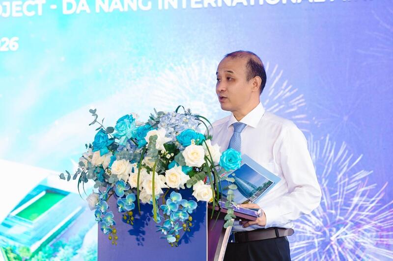 Phó Chủ tịch UBND TP. Đà Nẵng Lê Quang Nam phát biểu tại lễ khởi công