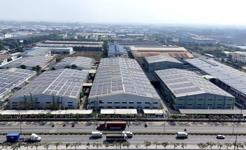 Khu công nghiệp VSIP (Thành phố Hồ Chí Minh). Ảnh: TTXVN.