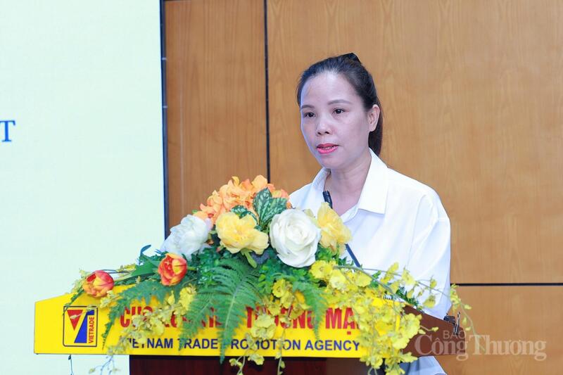Bà Nguyễn Thị Thu Thủy, Phó Giám đốc Trung tâm Hỗ trợ Xúc tiến thương mại và Đầu tư. Ảnh: Quỳnh Trang