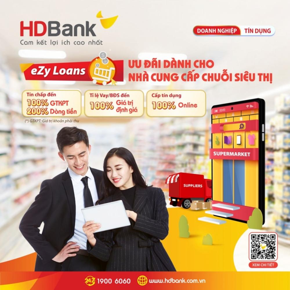 HDBank đẩy mạnh tài trợ theo chuỗi: Tín chấp lên đến 5 tỷ và tỷ lệ tài trợ đến 100% HDBank đẩy mạnh tài trợ theo chuỗi: Tín chấp lên đến 5 tỷ và tỷ lệ tài trợ đến 100%