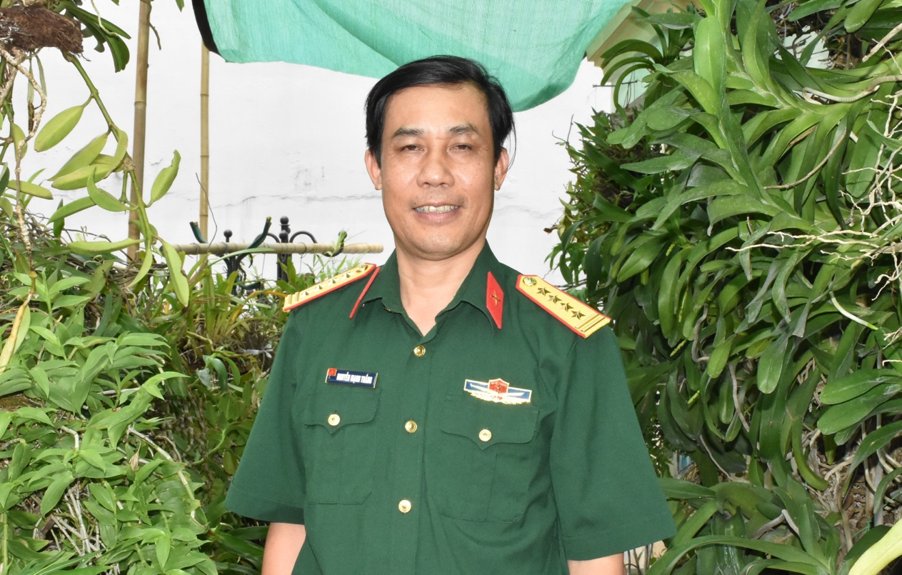 Đại tá, nhà báo Nguyễn Mạnh Thắng. Ảnh: NVCC