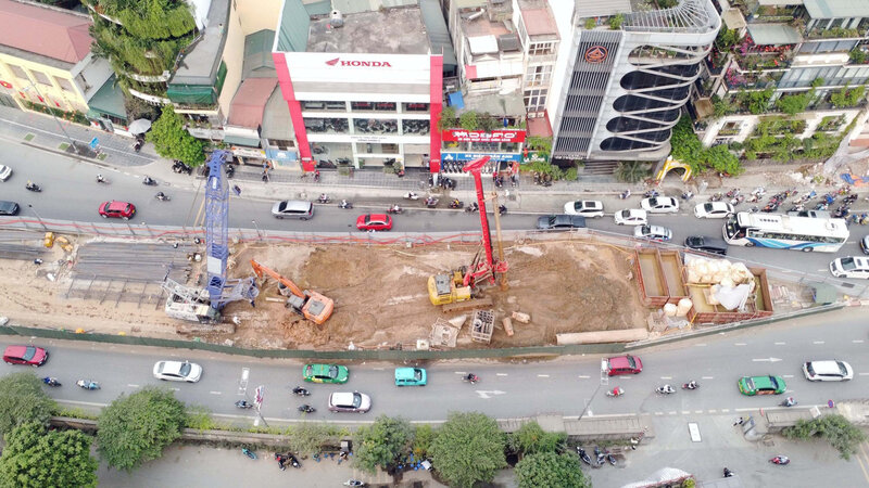 Nhiều tuyến đường Hà Nội đã được giải phóng mặt bằng. Ảnh: Tuệ Nhân