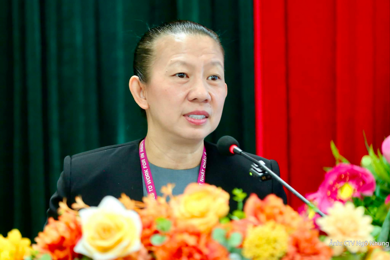 Bà Nguyễn Thị Ngọc Huệ, Giám đốc Cấp cao Khối Chiến lược Nguồn nhân lực, Thương hiệu và Nhà cung cấp AEON Việt Nam.