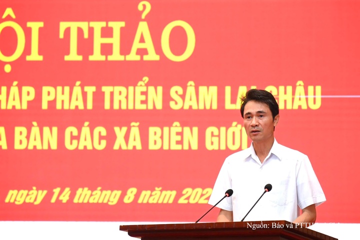 Phó Chủ tịch UBND tỉnh Hà Trọng Hải phát biểu chỉ đạo tại Hội thảo.