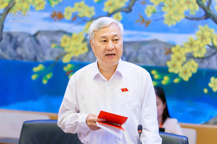 Đại biểu Trần Văn Lâm phát biểu thảo luận.